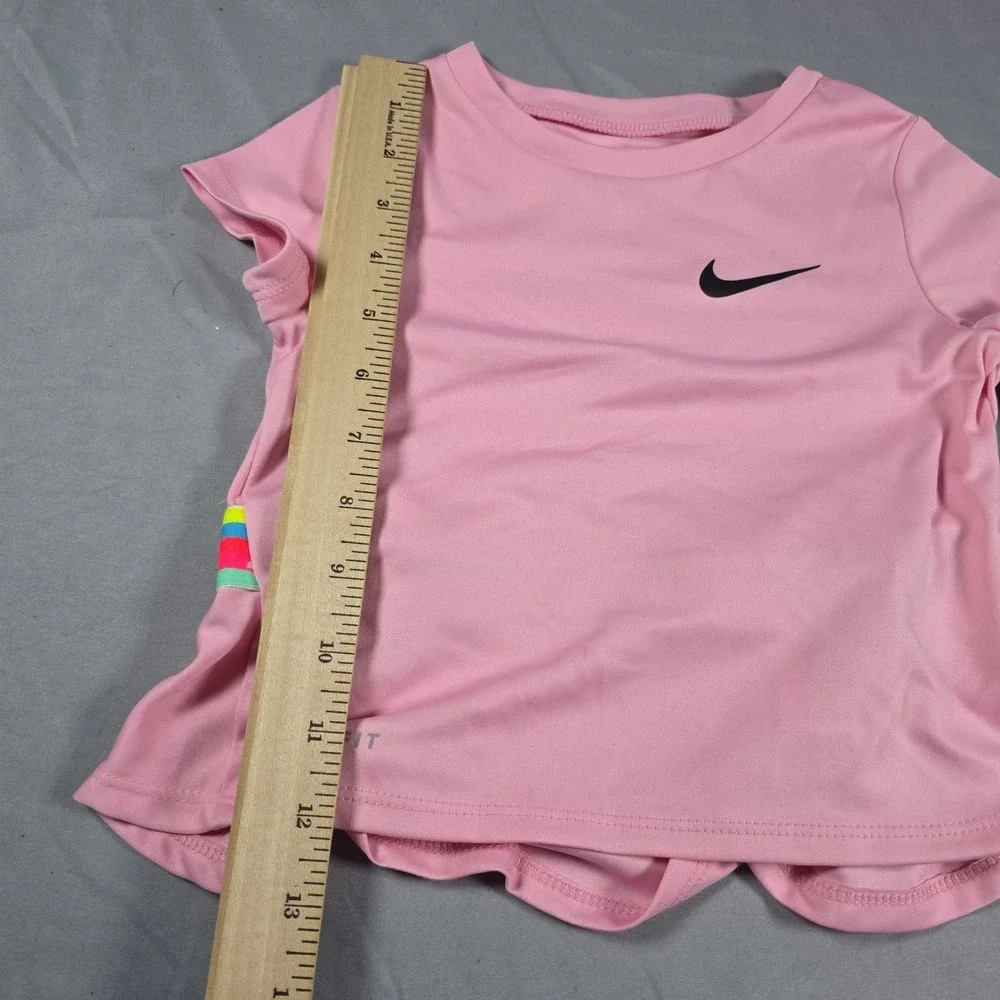 Nike Dri-Fit Little Girl's  2-Piece Graphic Tee & Short Set 3T